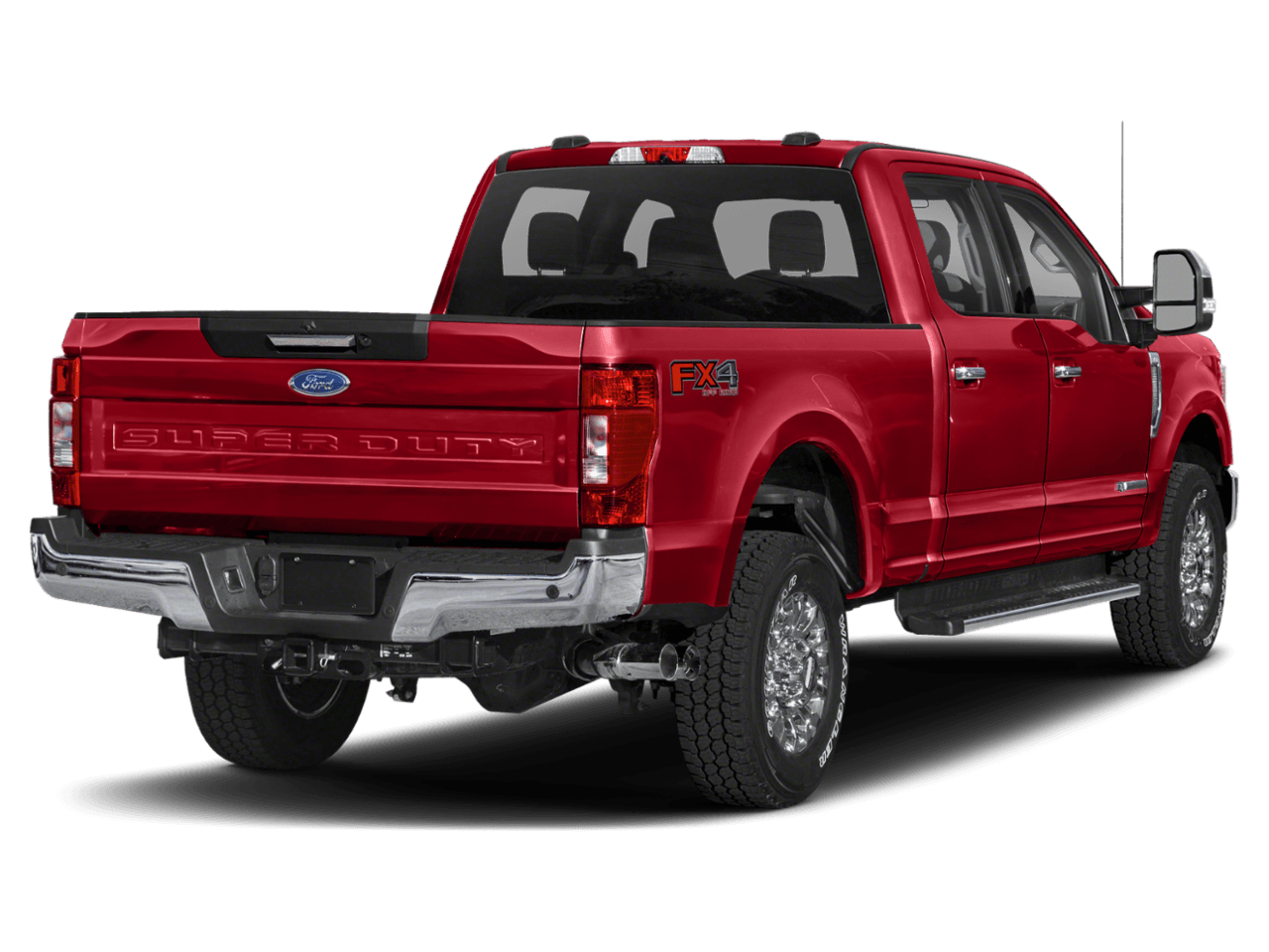 2021 Ford Super Duty F-250 SRW XLT 2WD Crew Cab 8' Box - Rear 3/4, facing to the right