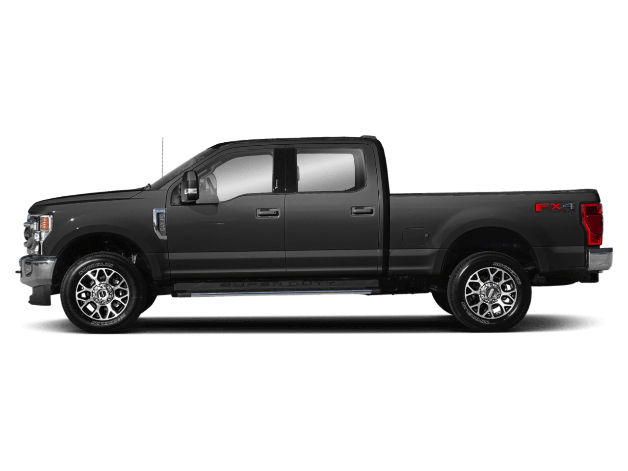 2021 Ford Super Duty F-250 SRW LARIAT 2WD Crew Cab 8' Box - Profile, facing to the left