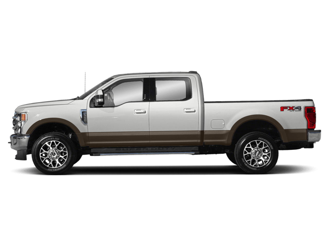 2021 Ford Super Duty F-250 SRW LARIAT 2WD Crew Cab 8' Box - Profile, facing to the left