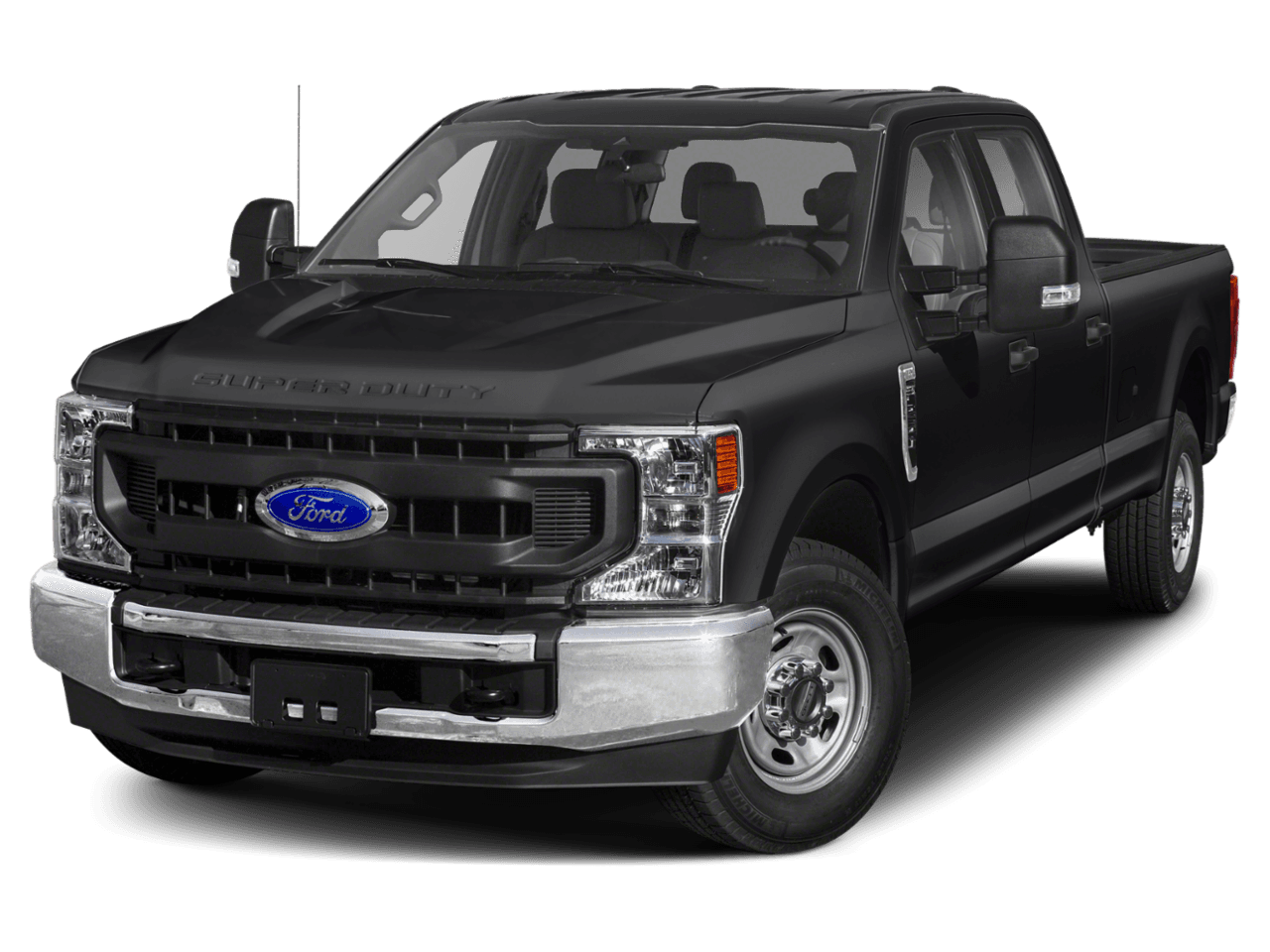 2021 Ford Super Duty F-250 SRW XL 4WD Crew Cab 8' Box - Front 3/4, facing to the left