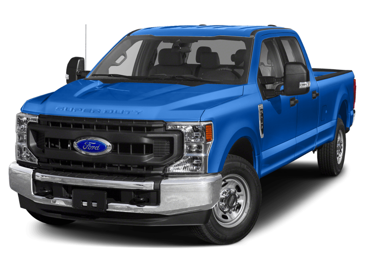 2021 Ford Super Duty F-250 SRW XL 4WD Crew Cab 8' Box - Front 3/4, facing to the left