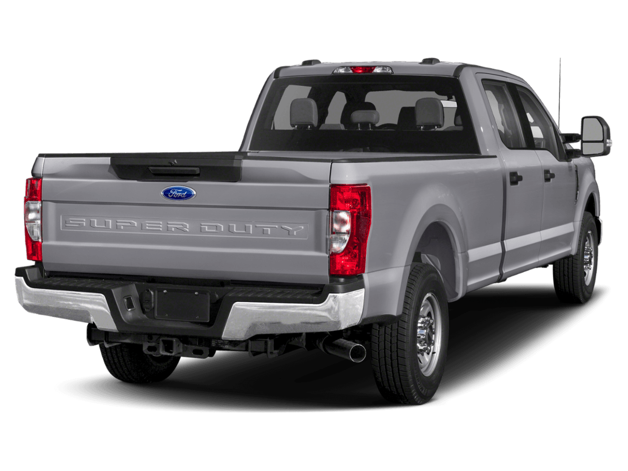 2021 Ford Super Duty F-250 SRW XL 4WD Crew Cab 8' Box - Rear 3/4, facing to the right
