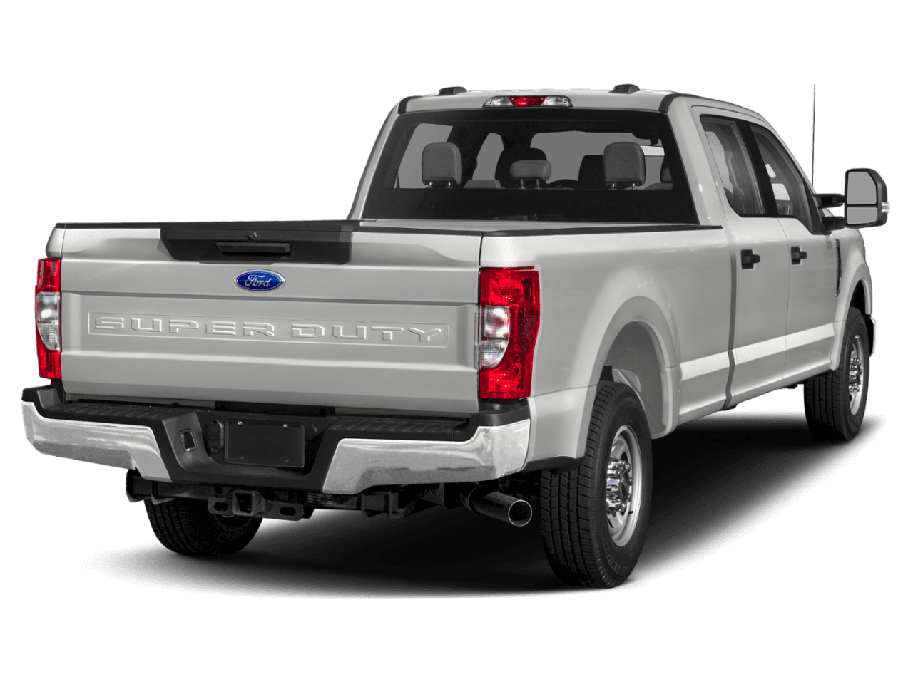 2021 Ford Super Duty F-250 SRW XL 4WD Crew Cab 8' Box - Rear 3/4, facing to the right
