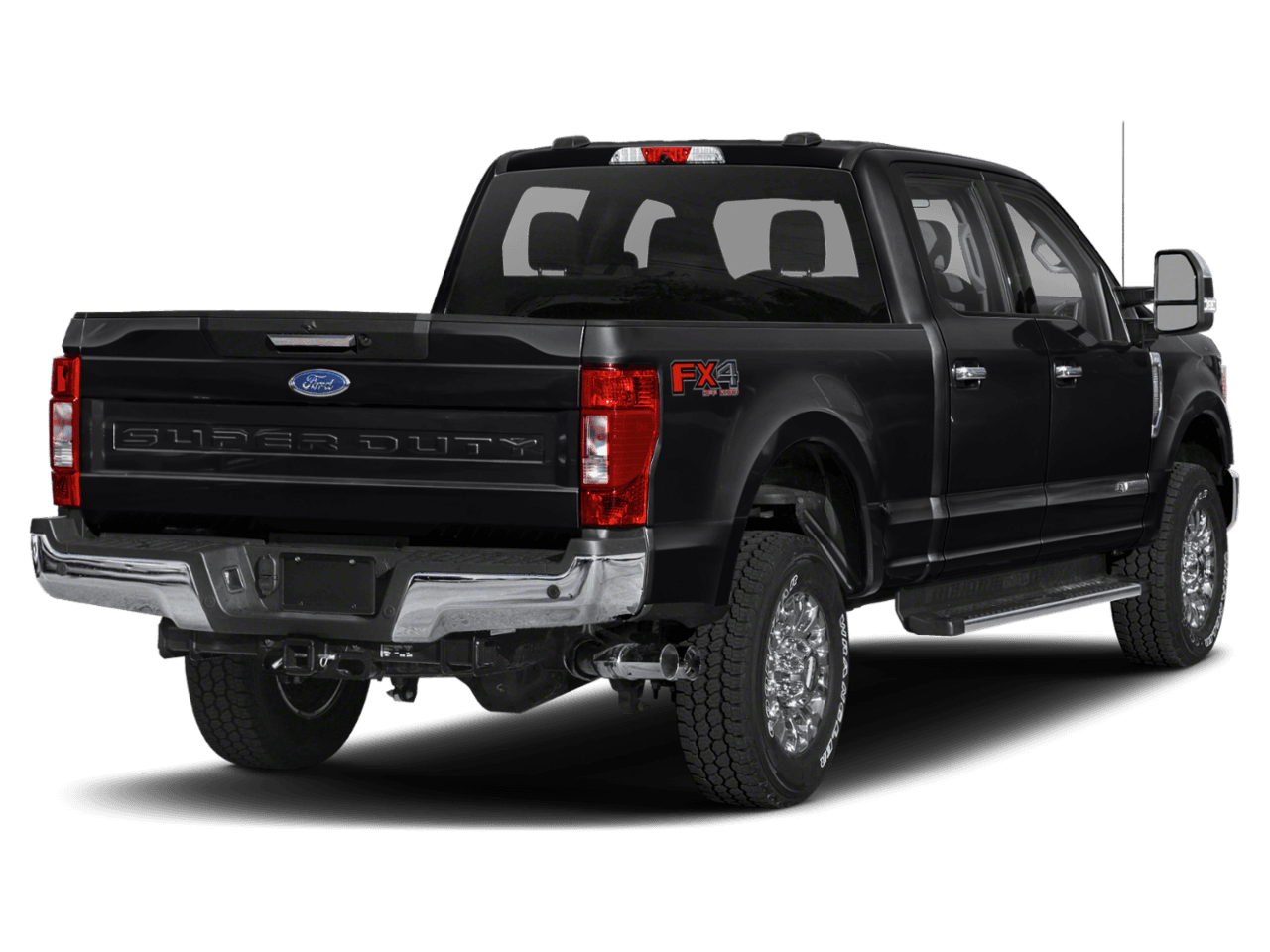 2021 Ford Super Duty F-250 SRW XLT 4WD Crew Cab 8' Box - Rear 3/4, facing to the right