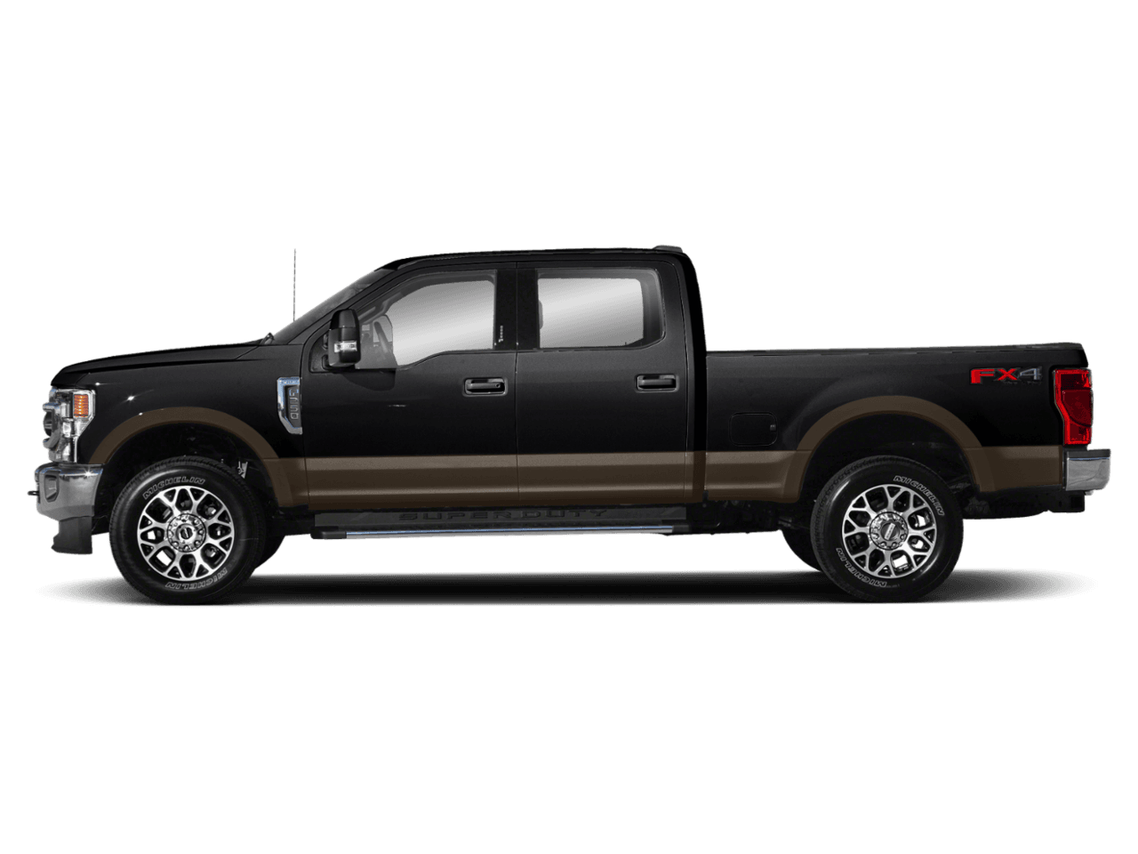 2021 Ford Super Duty F-250 SRW LARIAT 4WD Crew Cab 8' Box - Profile, facing to the left