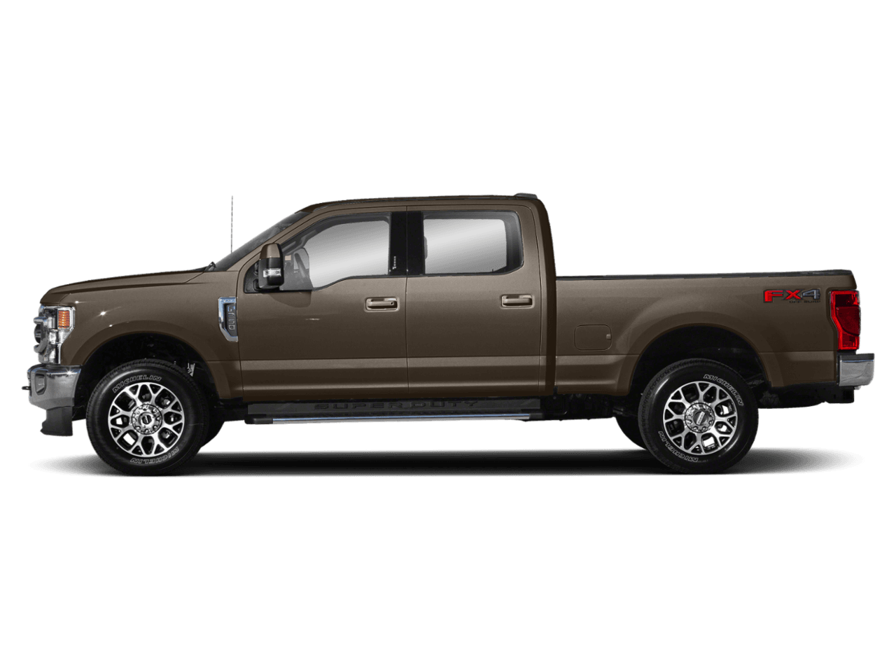2021 Ford Super Duty F-250 SRW LARIAT 4WD Crew Cab 8' Box - Profile, facing to the left