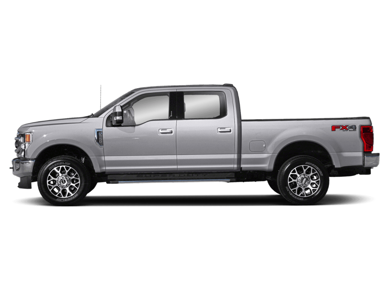 2021 Ford Super Duty F-250 SRW LARIAT 4WD Crew Cab 8' Box - Profile, facing to the left