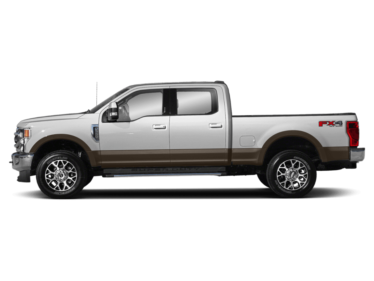 2021 Ford Super Duty F-250 SRW LARIAT 4WD Crew Cab 8' Box - Profile, facing to the left