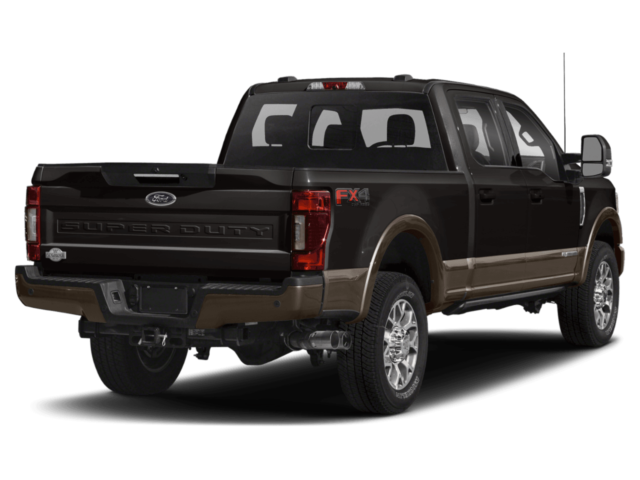 2021 Ford Super Duty F-250 SRW King Ranch 4WD Crew Cab 8' Box - Rear 3/4, facing to the right