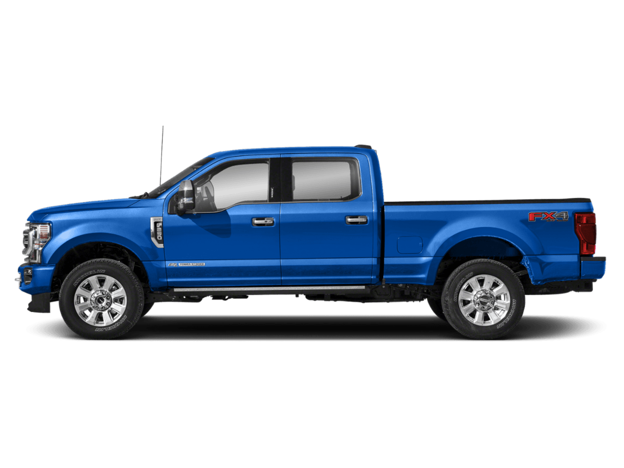 2021 Ford Super Duty F-250 SRW Platinum 4WD Crew Cab 8' Box - Profile, facing to the left