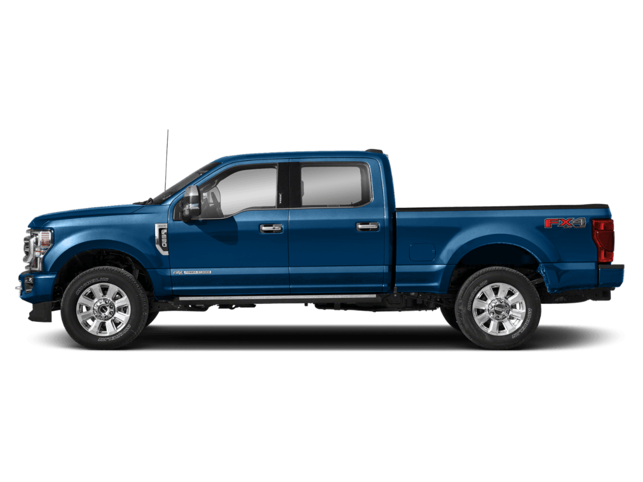 2021 Ford Super Duty F-250 SRW Platinum 4WD Crew Cab 8' Box - Profile, facing to the left