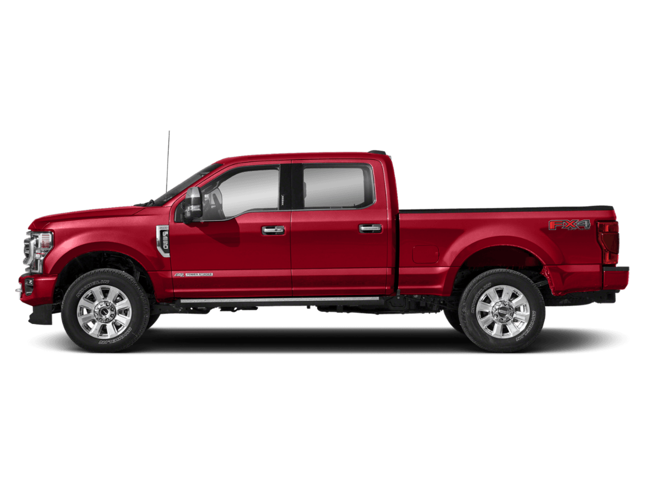 2021 Ford Super Duty F-250 SRW Platinum 4WD Crew Cab 8' Box - Profile, facing to the left