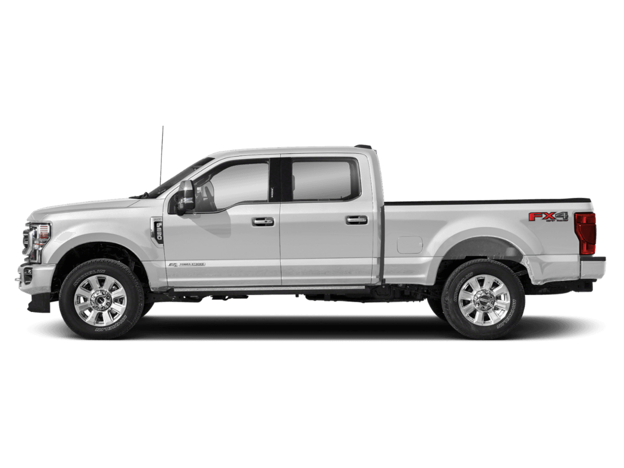 2021 Ford Super Duty F-250 SRW Platinum 4WD Crew Cab 8' Box - Profile, facing to the left