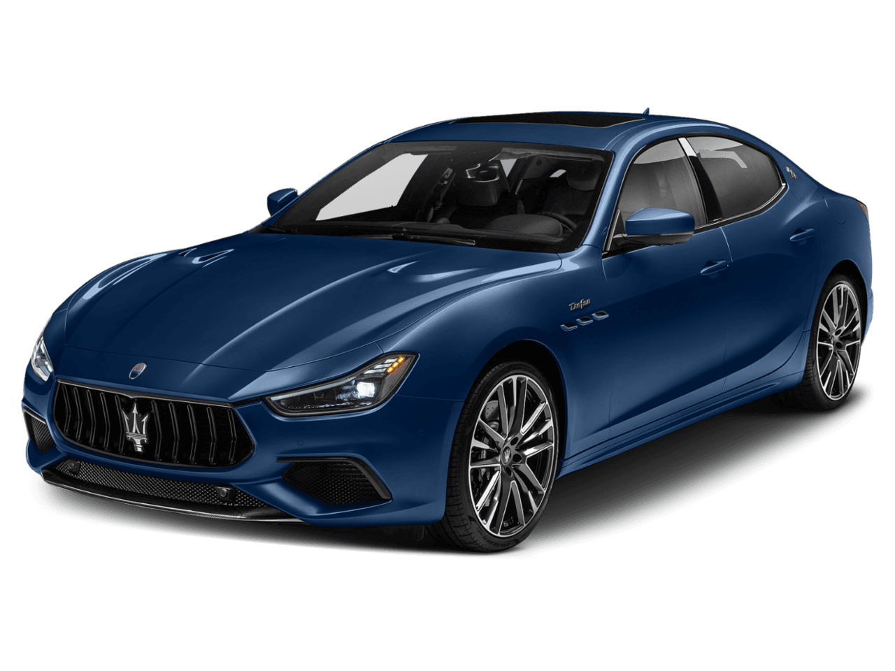 2021 Maserati Ghibli GranSport - Front 3/4, facing to the left