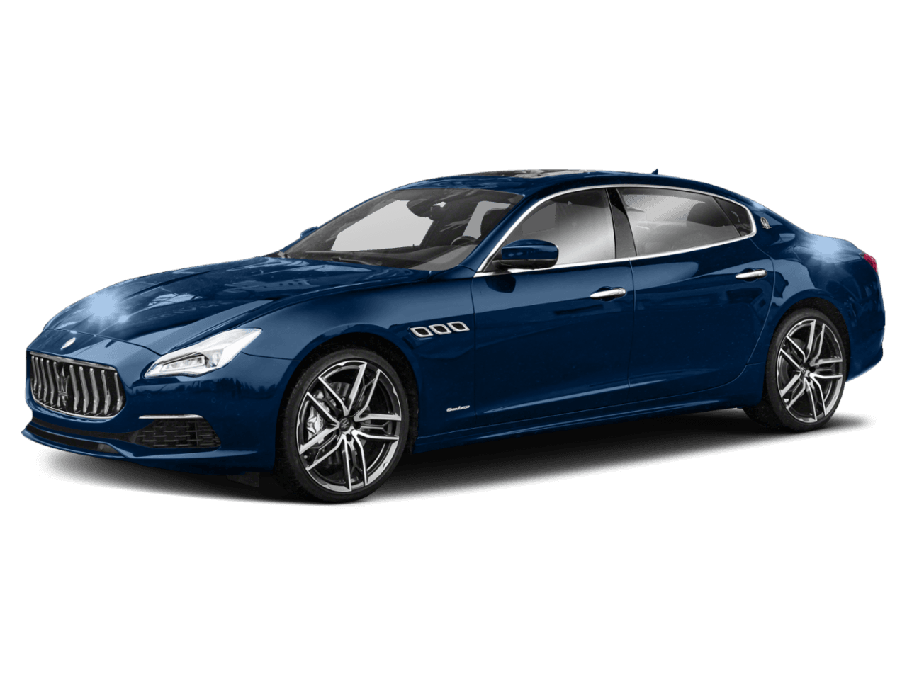 2021 Maserati Quattroporte Trofeo - Front 3/4, facing to the left