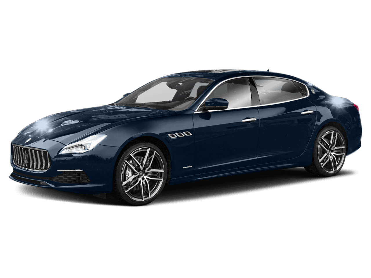 2021 Maserati Quattroporte Trofeo - Front 3/4, facing to the left