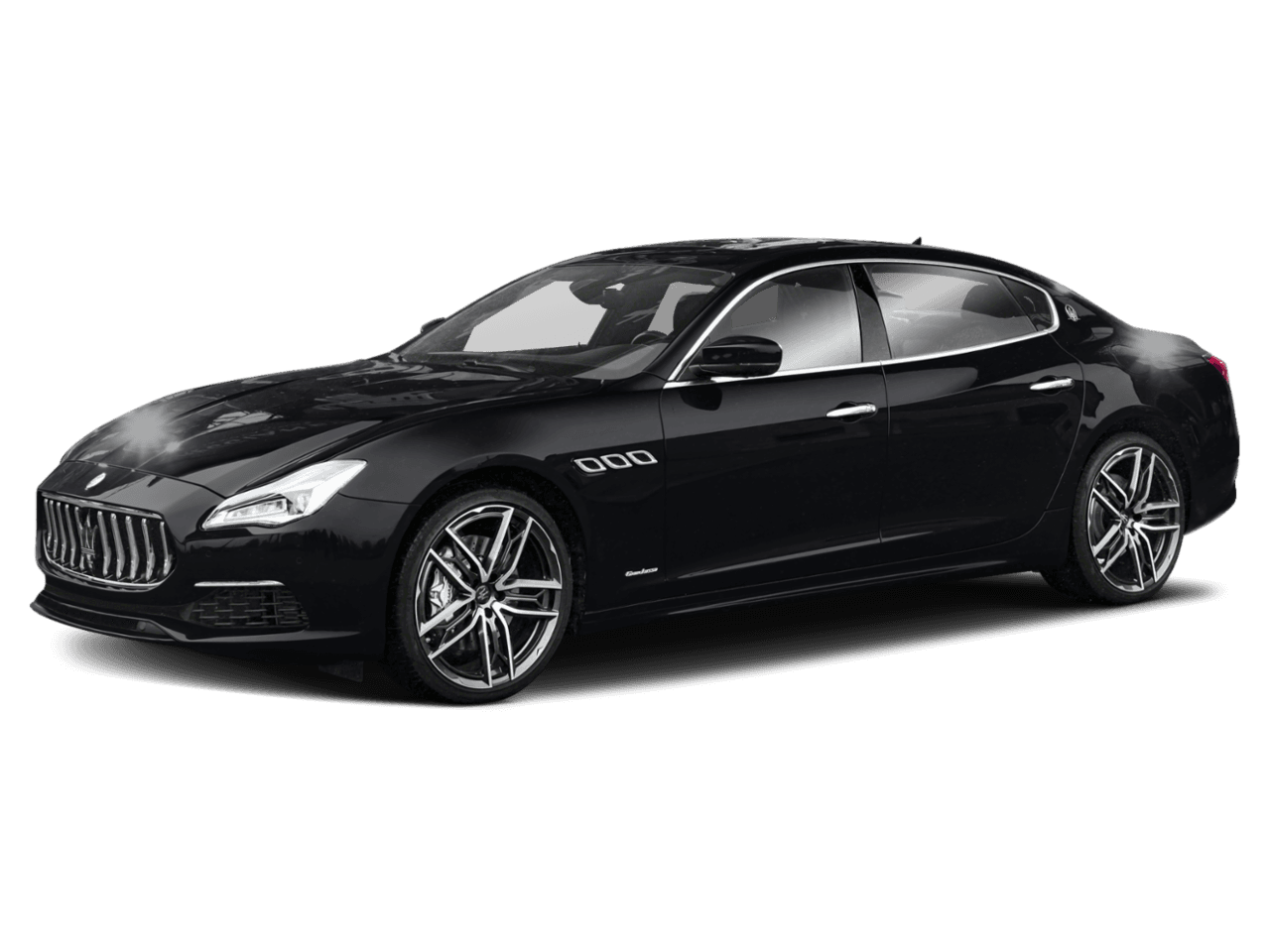 2021 Maserati Quattroporte Trofeo - Front 3/4, facing to the left