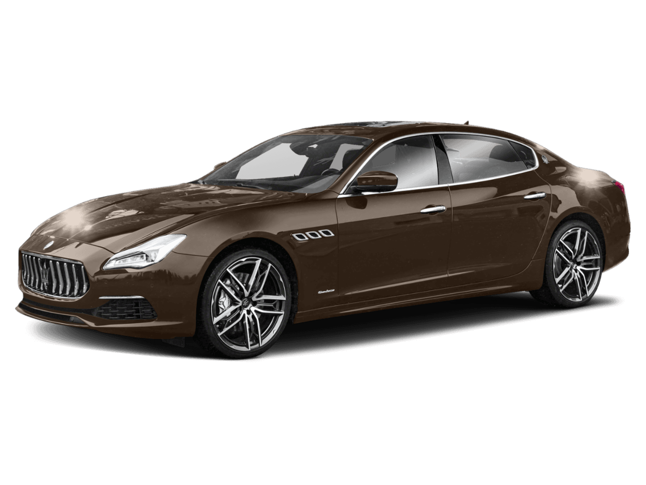 2021 Maserati Quattroporte Trofeo - Front 3/4, facing to the left