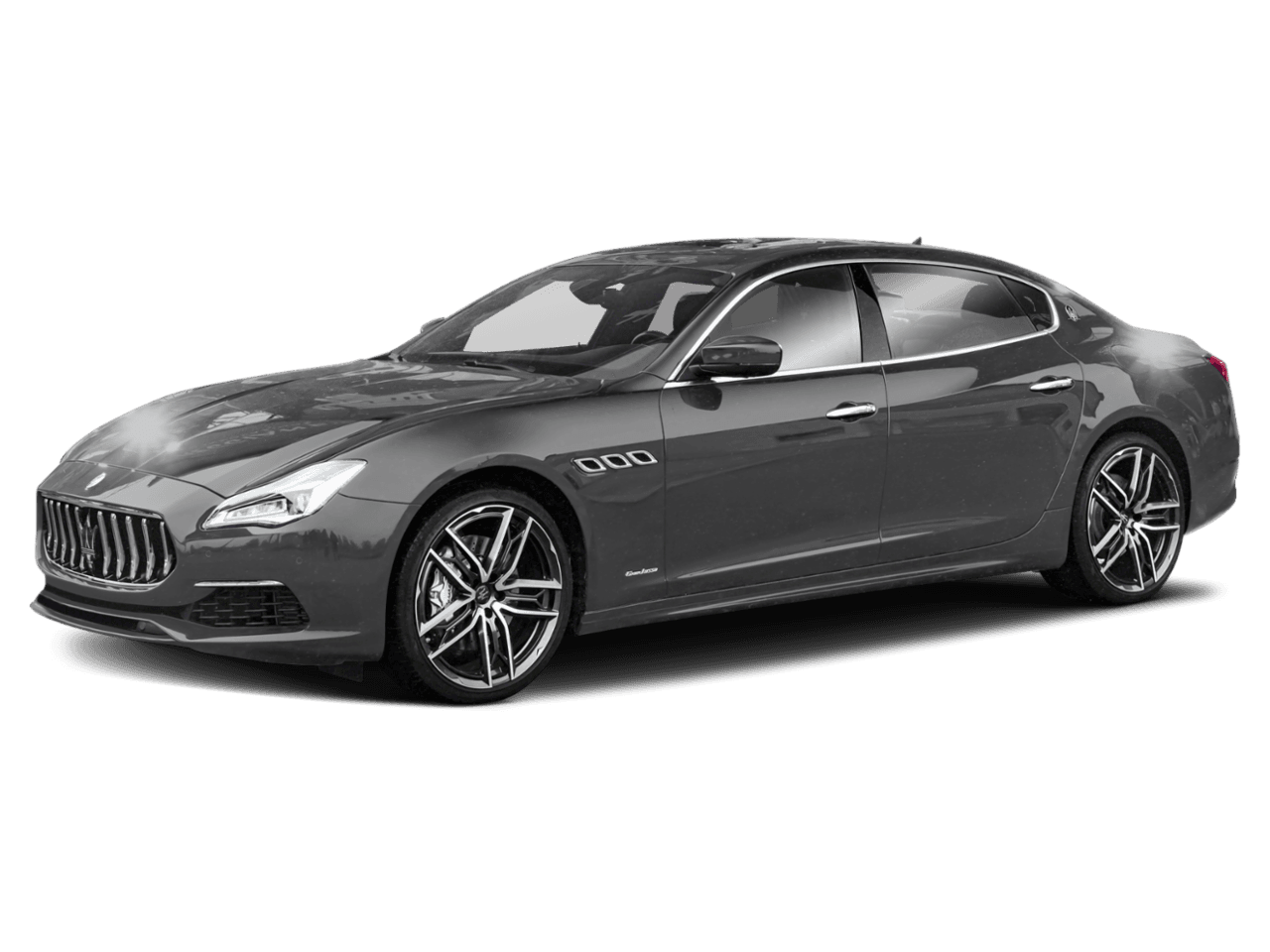 2021 Maserati Quattroporte Trofeo - Front 3/4, facing to the left