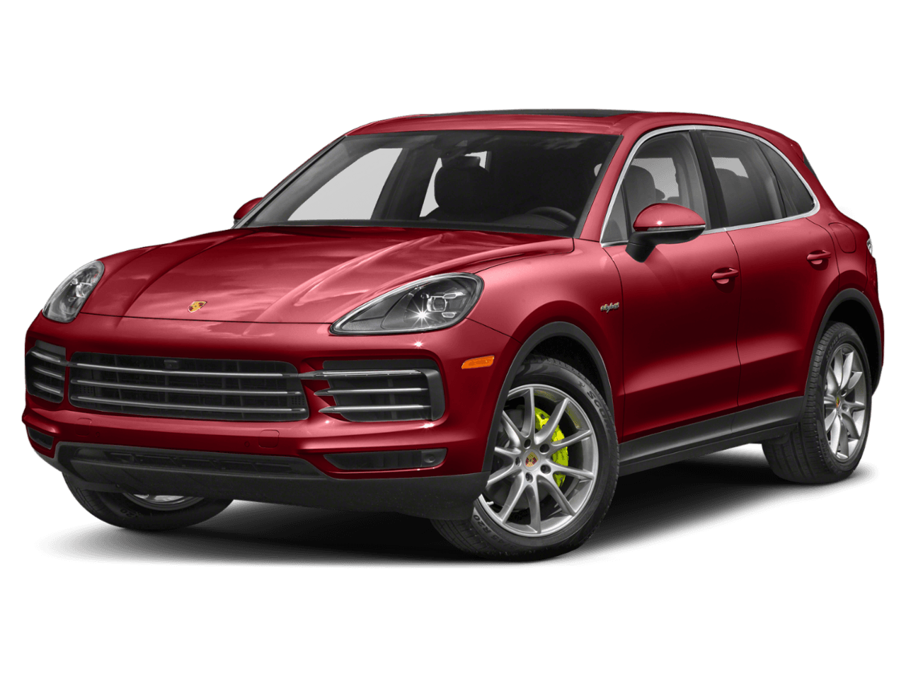2021 Porsche Cayenne E-Hybrid - Front 3/4, facing to the left
