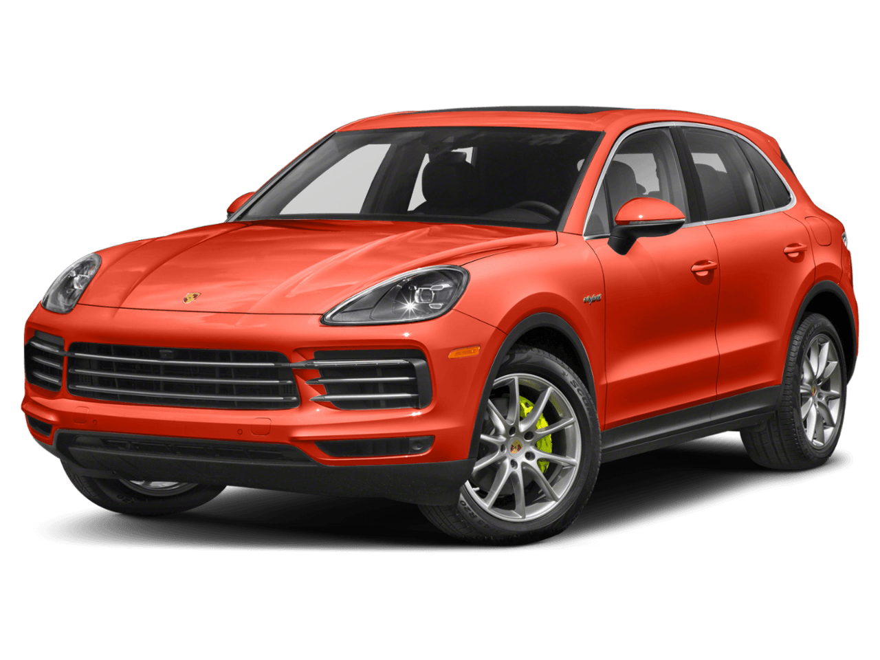 2021 Porsche Cayenne E-Hybrid - Front 3/4, facing to the left