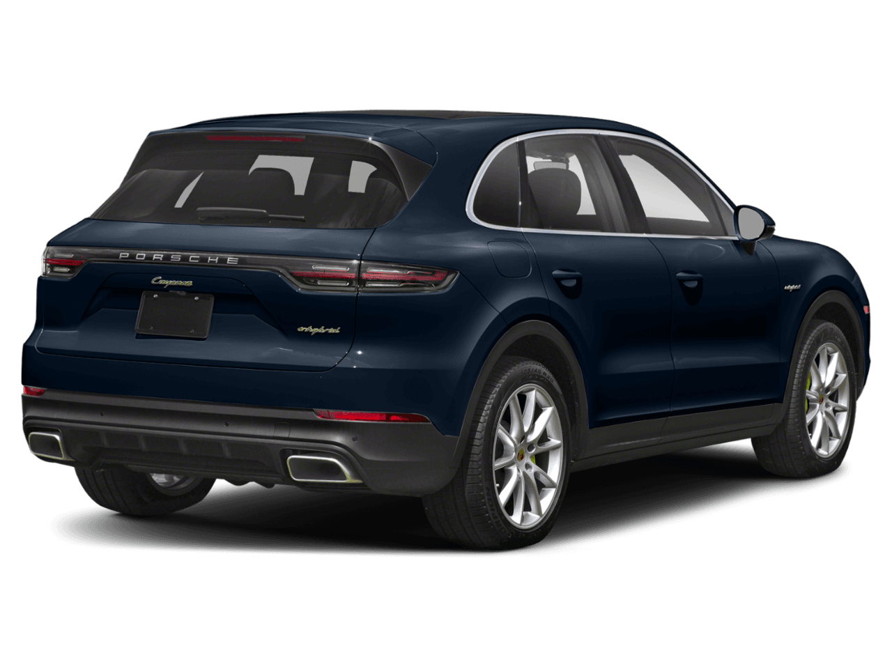 2021 Porsche Cayenne E-Hybrid - Rear 3/4, facing to the right