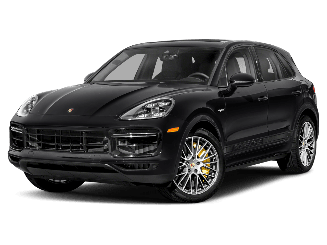 2021 Porsche Cayenne Turbo S E-Hybrid - Front 3/4, facing to the left