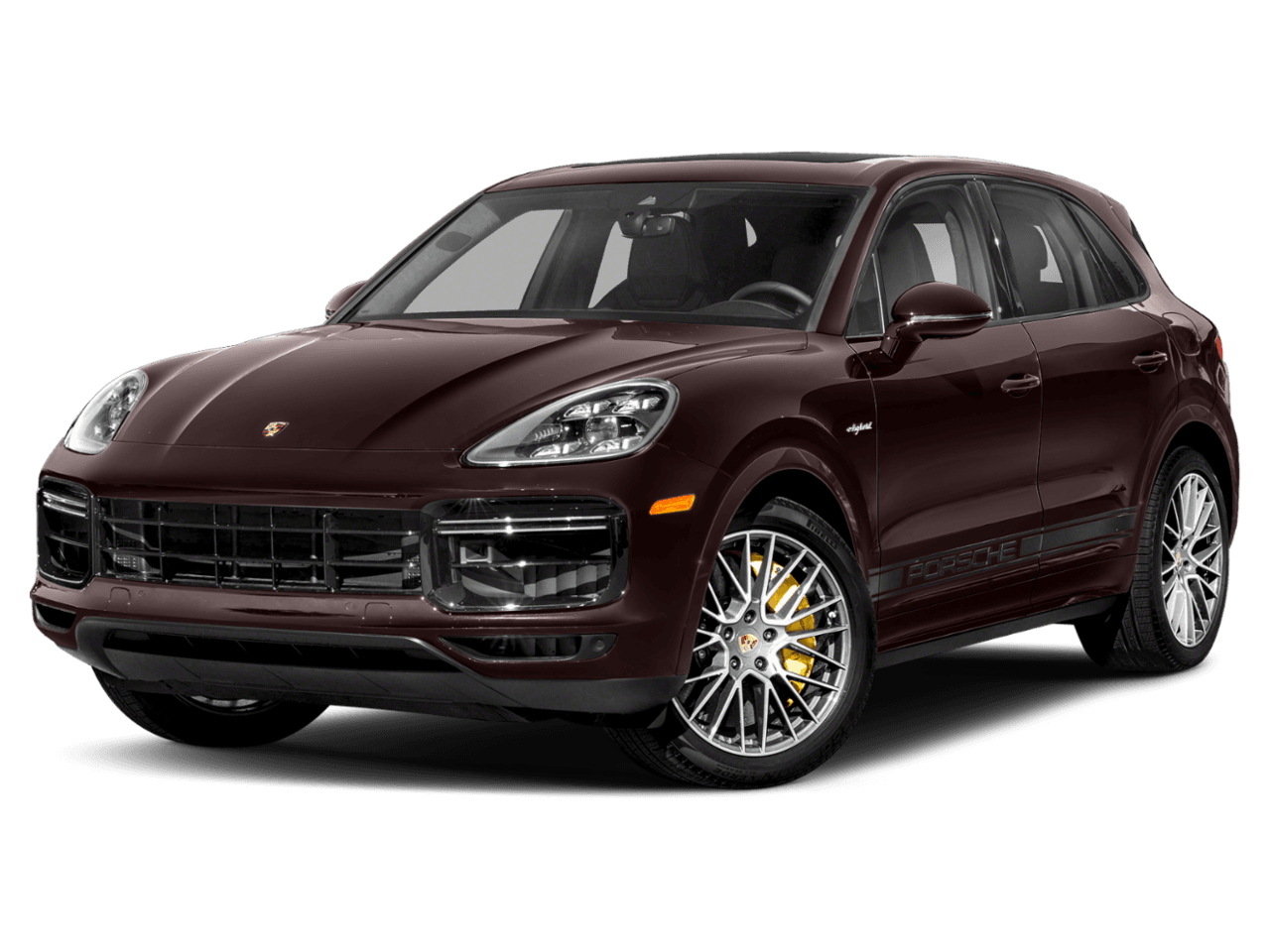 2021 Porsche Cayenne Turbo S E-Hybrid - Front 3/4, facing to the left