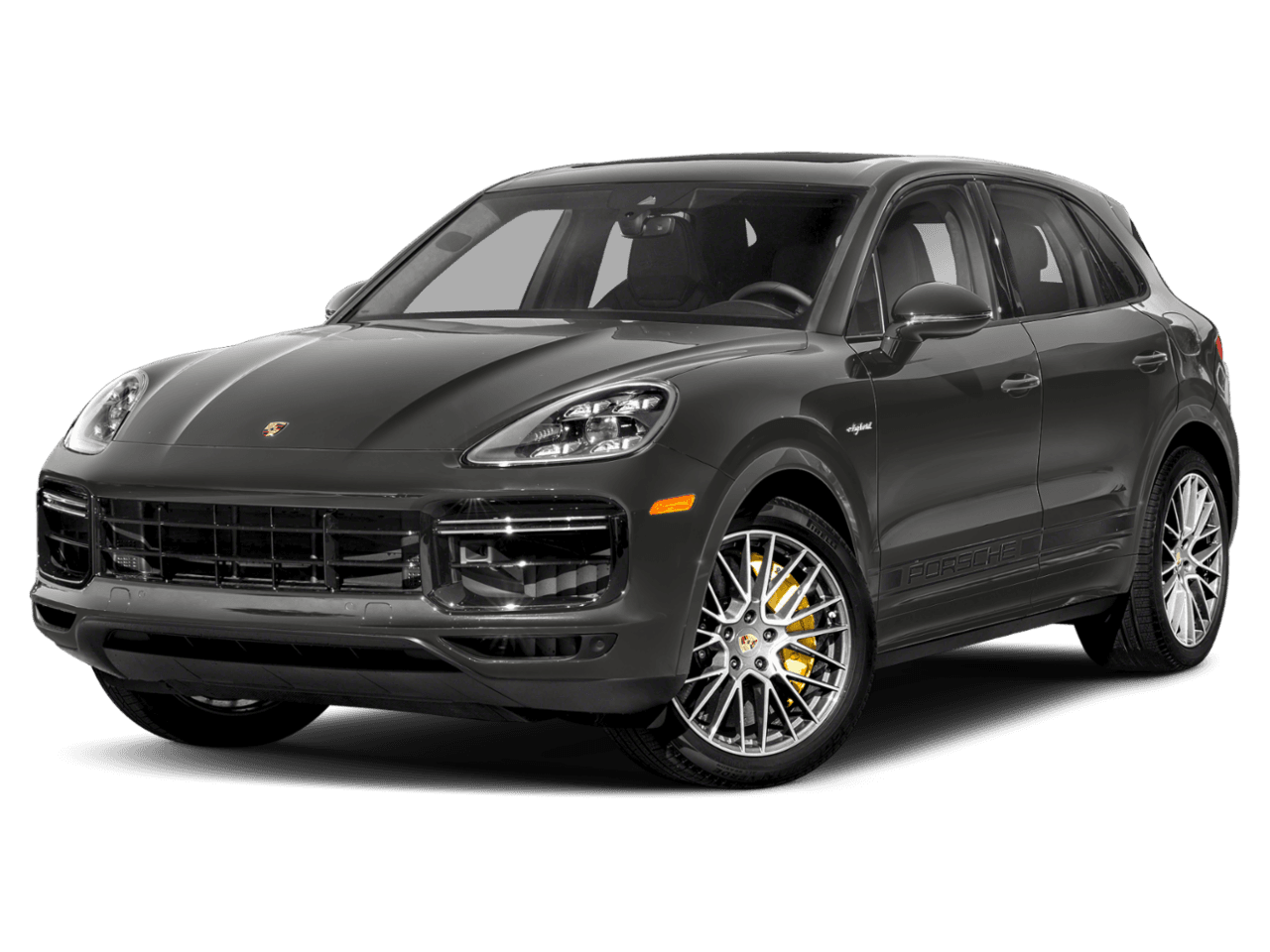 2021 Porsche Cayenne Turbo S E-Hybrid - Front 3/4, facing to the left