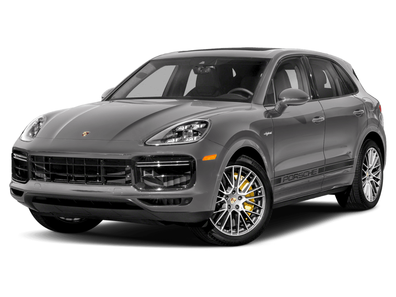 2021 Porsche Cayenne Turbo S E-Hybrid - Front 3/4, facing to the left