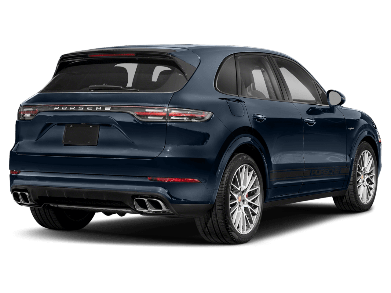 2021 Porsche Cayenne Turbo S E-Hybrid - Rear 3/4, facing to the right