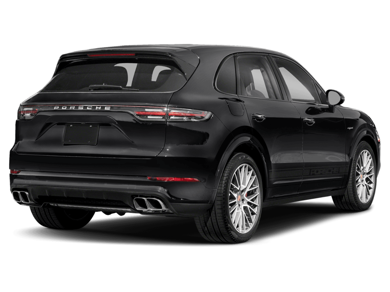 2021 Porsche Cayenne Turbo S E-Hybrid - Rear 3/4, facing to the right