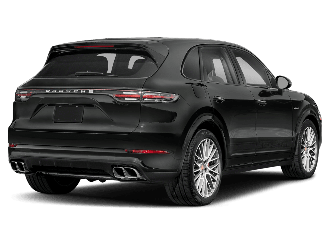 2021 Porsche Cayenne Turbo S E-Hybrid - Rear 3/4, facing to the right