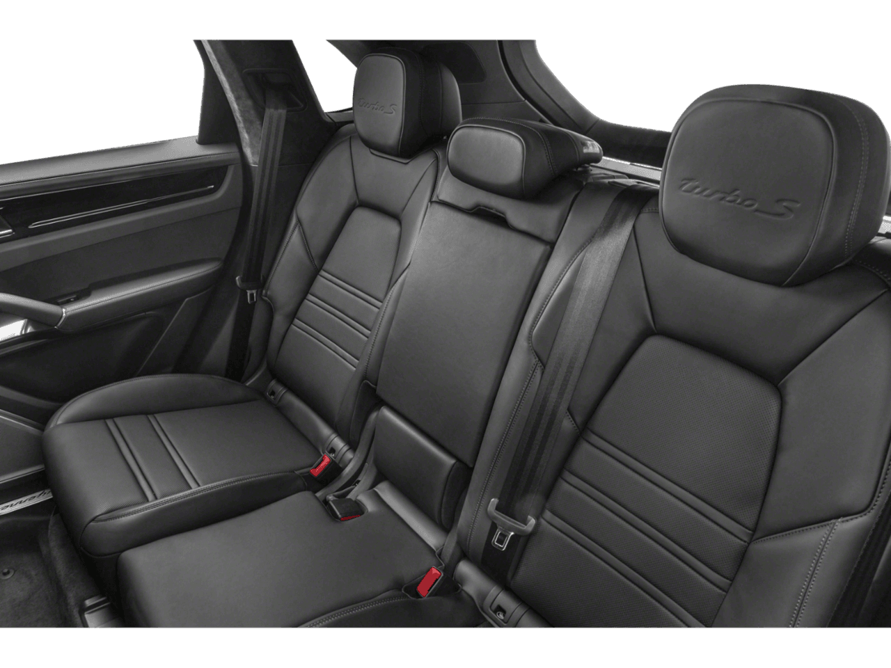 2021 Porsche Cayenne Turbo S E-Hybrid - Interior Rear seats