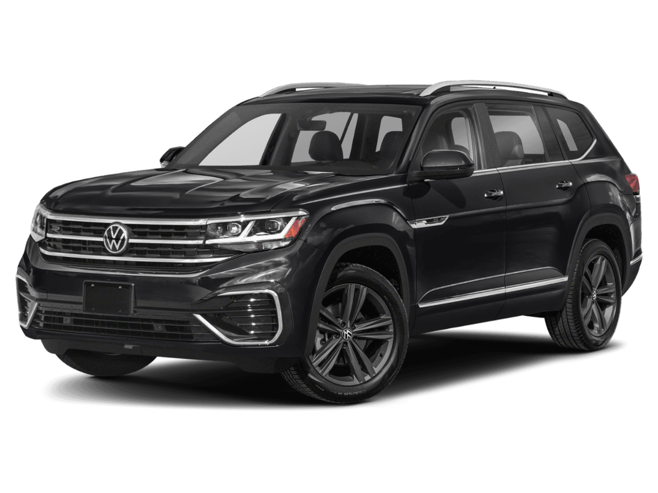 2021 Volkswagen Atlas 3.6L V6 SEL R-Line - Front 3/4, facing to the left
