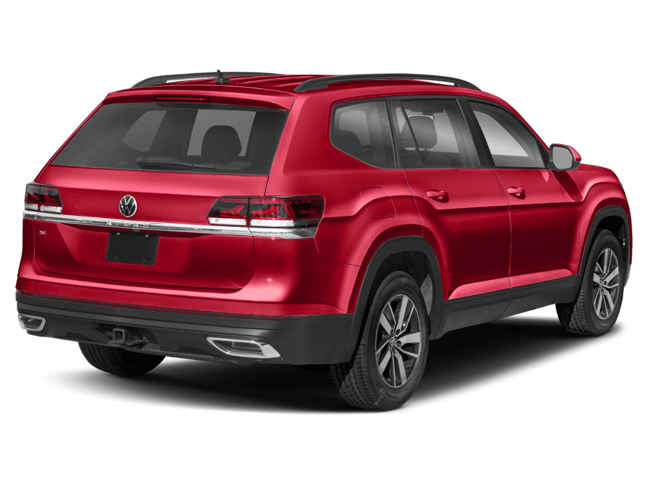 2021 Volkswagen Atlas 2.0T SE w/Technology - Rear 3/4, facing to the right