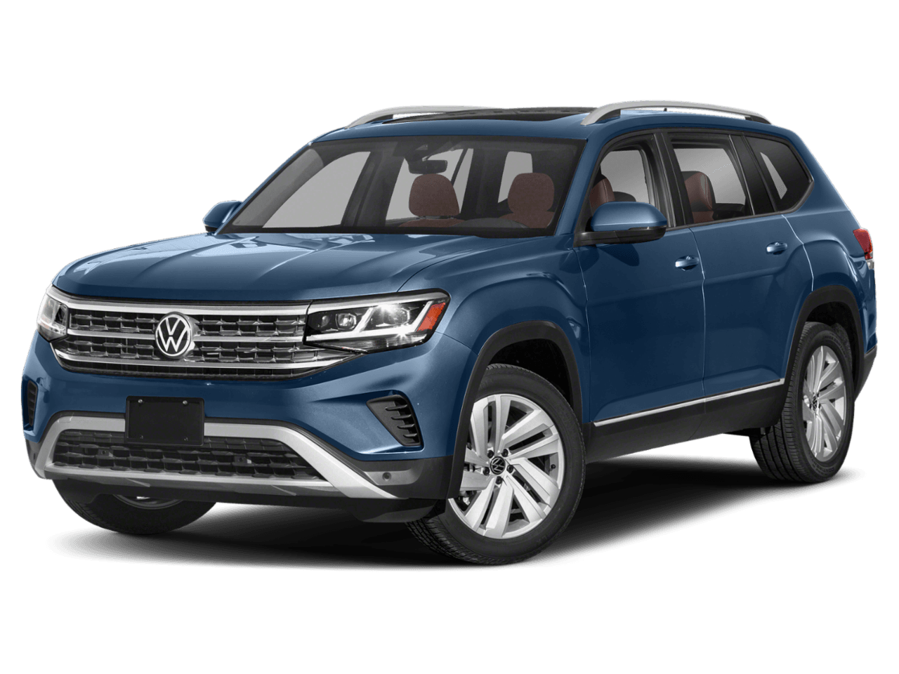 2021 Volkswagen Atlas 2.0T SEL - Front 3/4, facing to the left