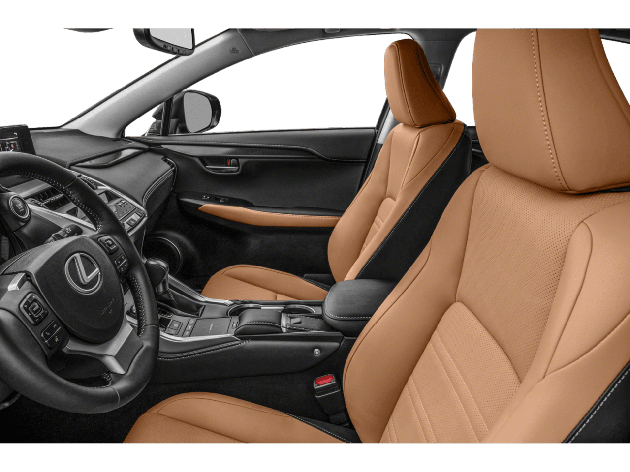 2021 Lexus NX NX 300 - Interior Driver's Side with Door Open, Front Seat Feature