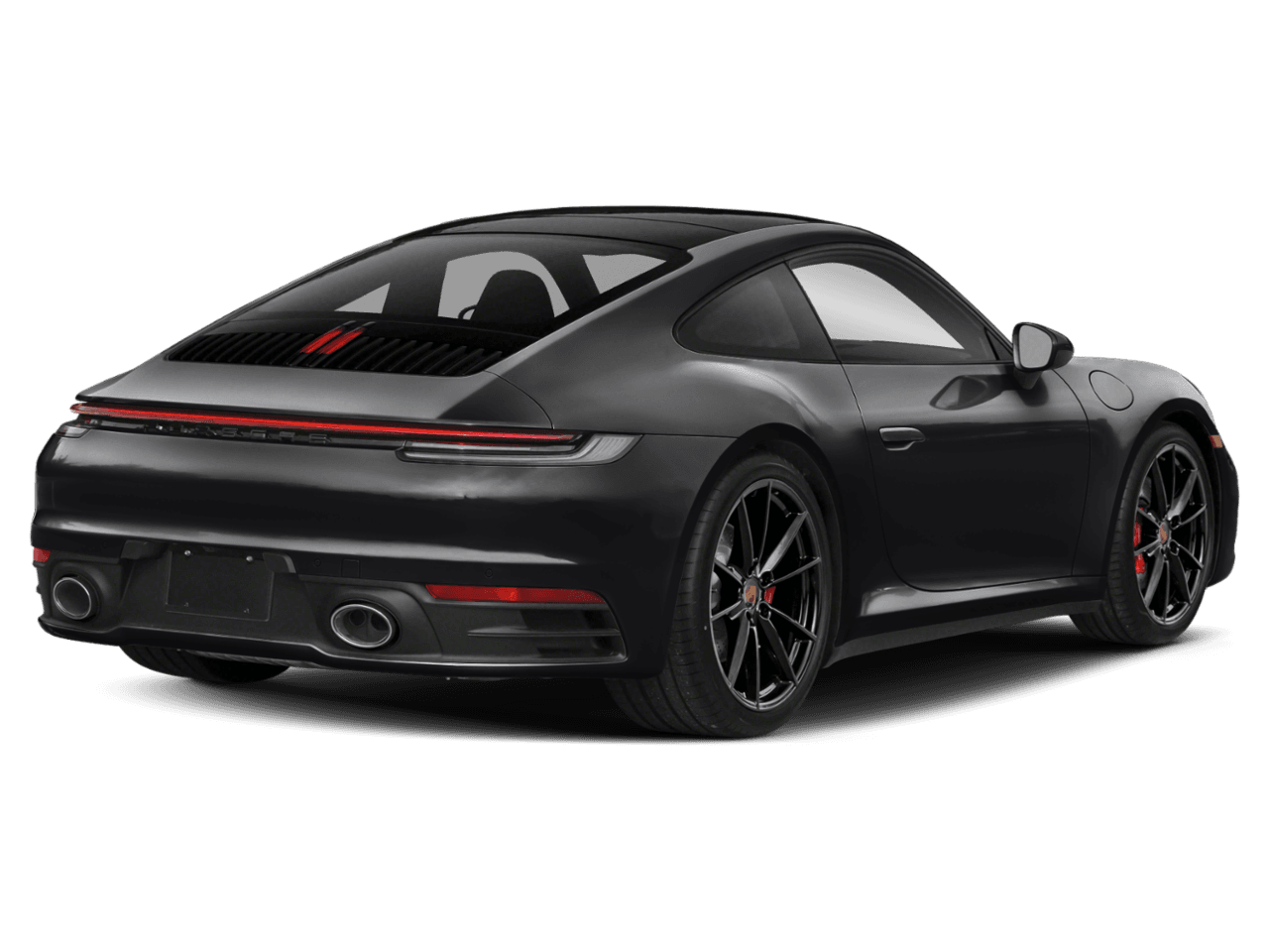 2021 Porsche 911 Carrera S - Rear 3/4, facing to the right