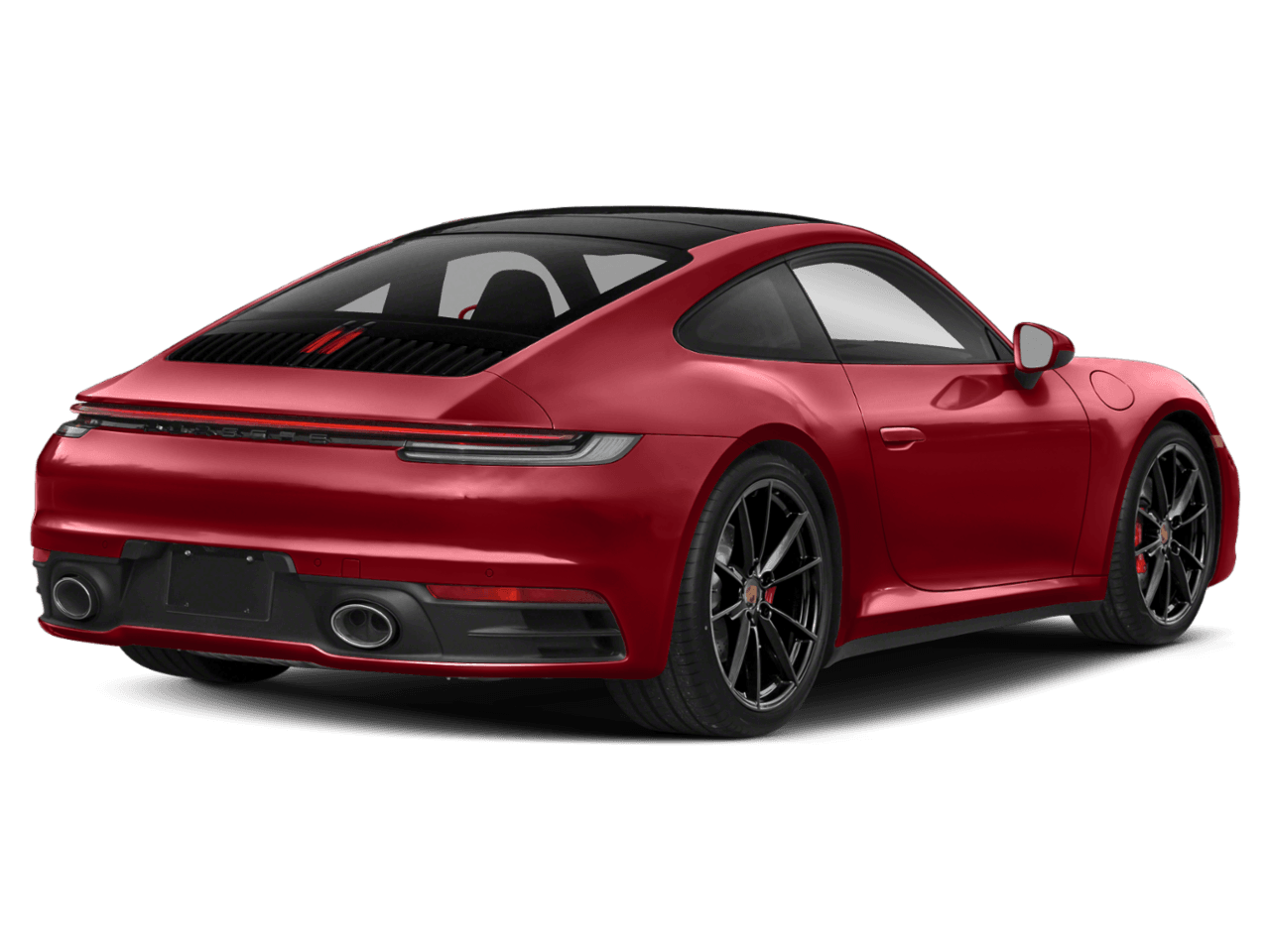 2021 Porsche 911 Carrera S - Rear 3/4, facing to the right