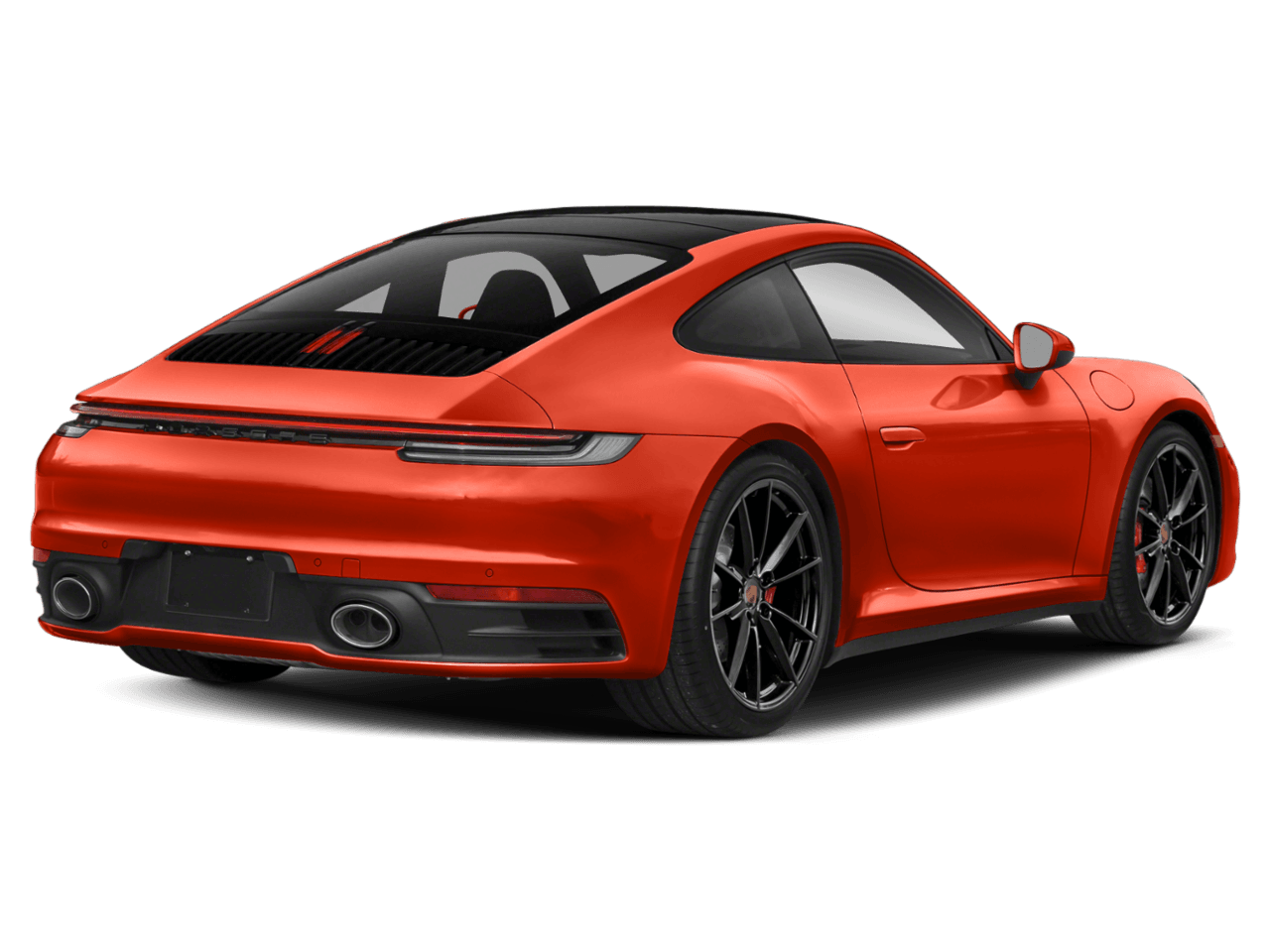 2021 Porsche 911 Carrera - Rear 3/4, facing to the right