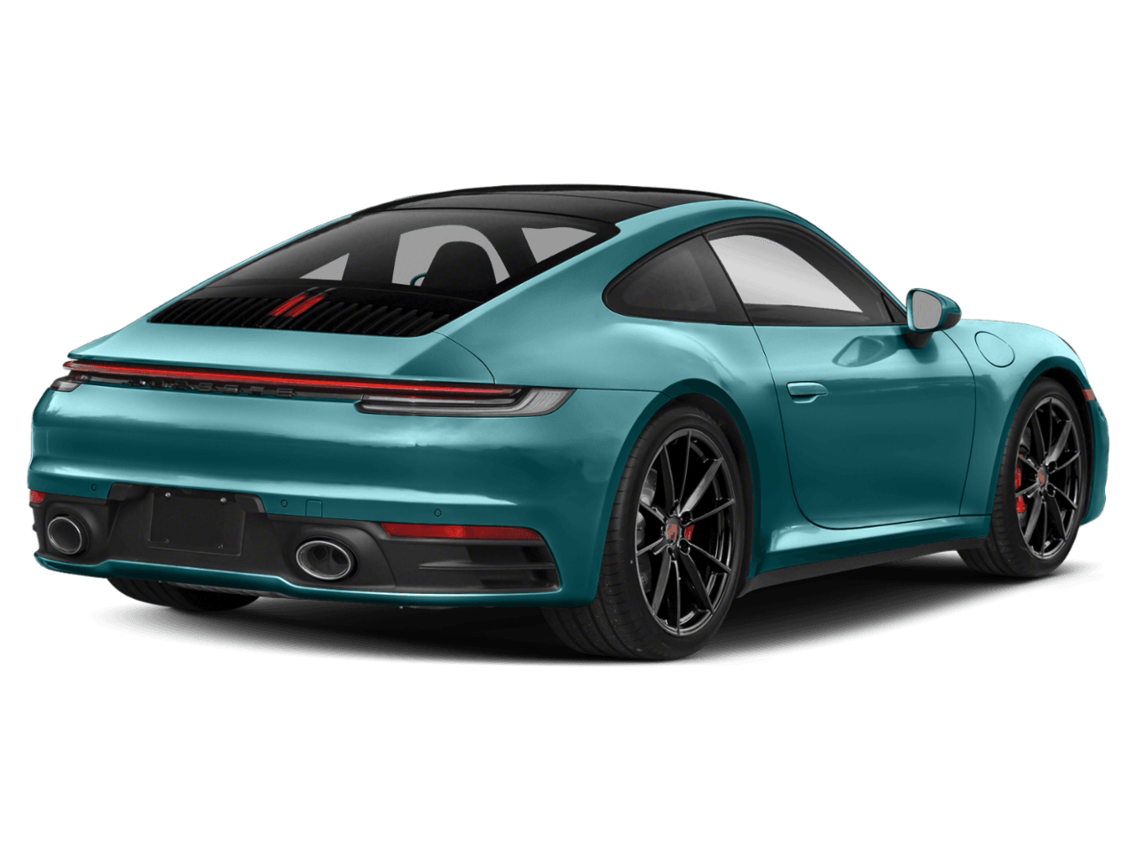 2021 Porsche 911 Carrera 4S - Rear 3/4, facing to the right