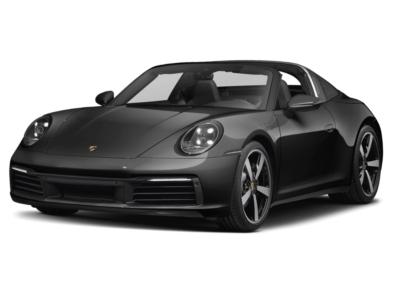 2021 Porsche 911 4S - Front 3/4, facing to the left