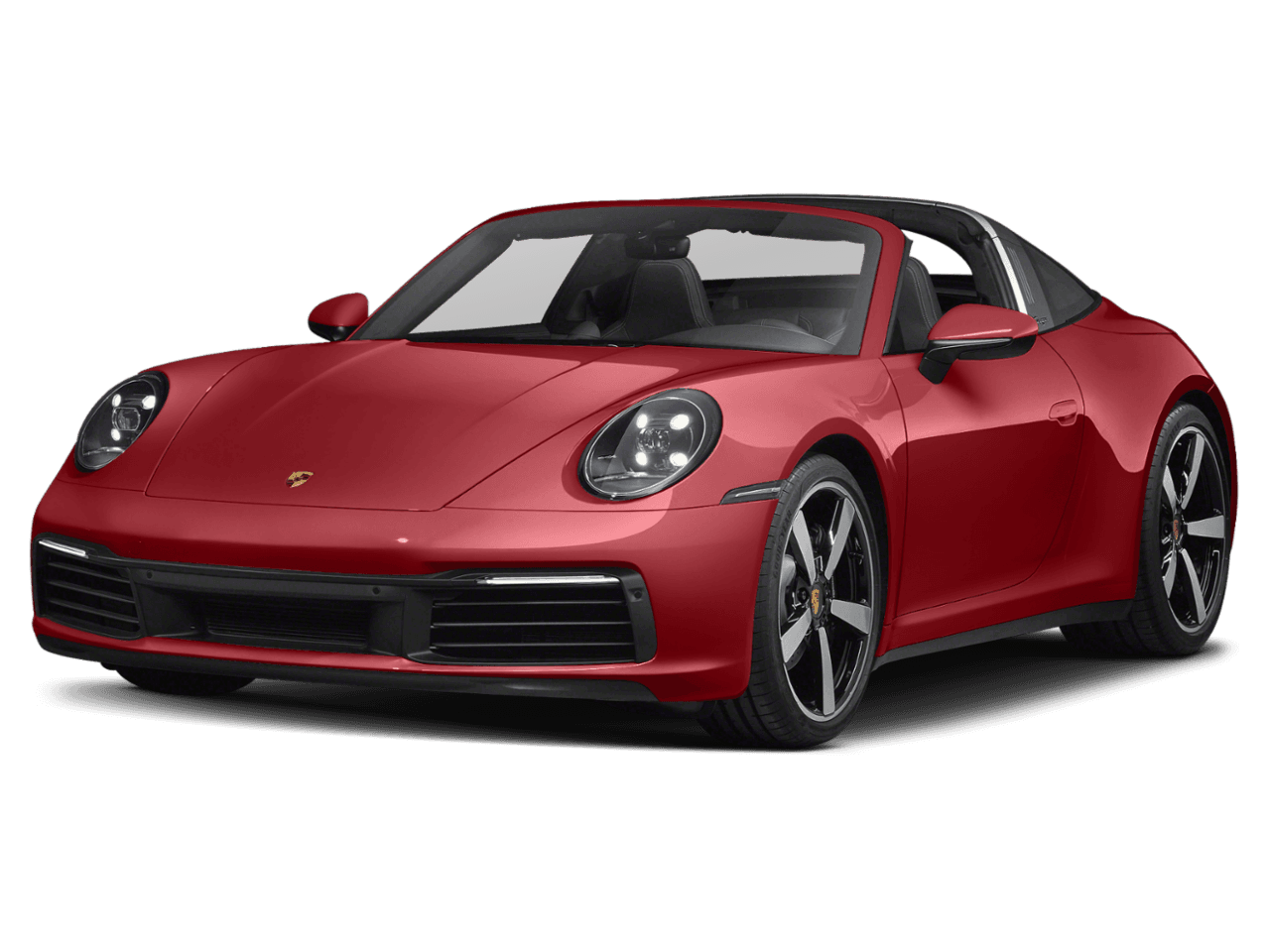 2021 Porsche 911 4S - Front 3/4, facing to the left