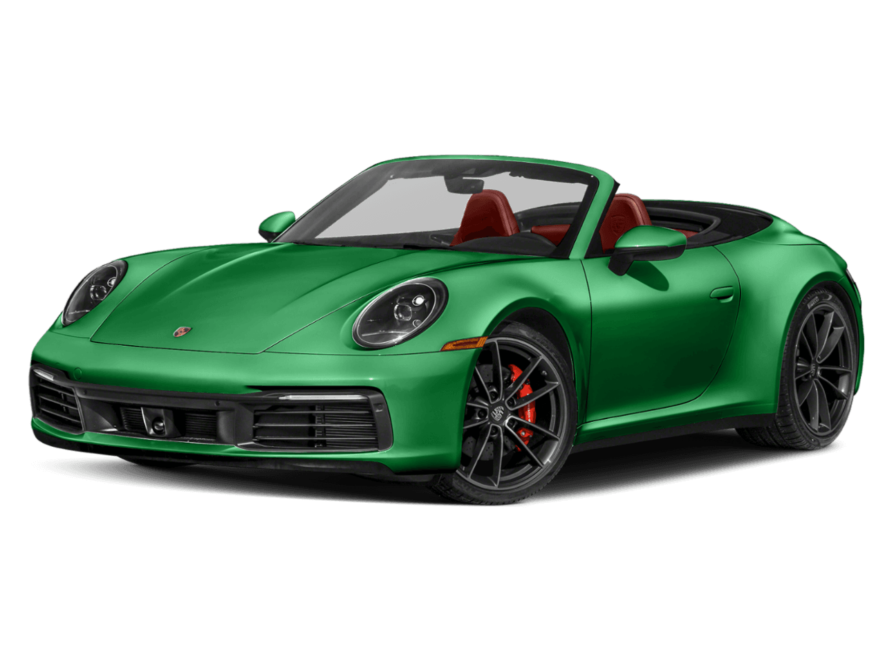2021 Porsche 911 Carrera 4 - Front 3/4, facing to the left