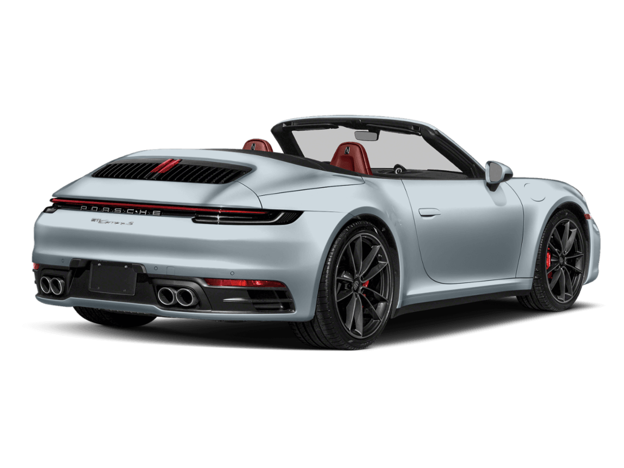 2021 Porsche 911 Carrera 4 - Rear 3/4, facing to the right