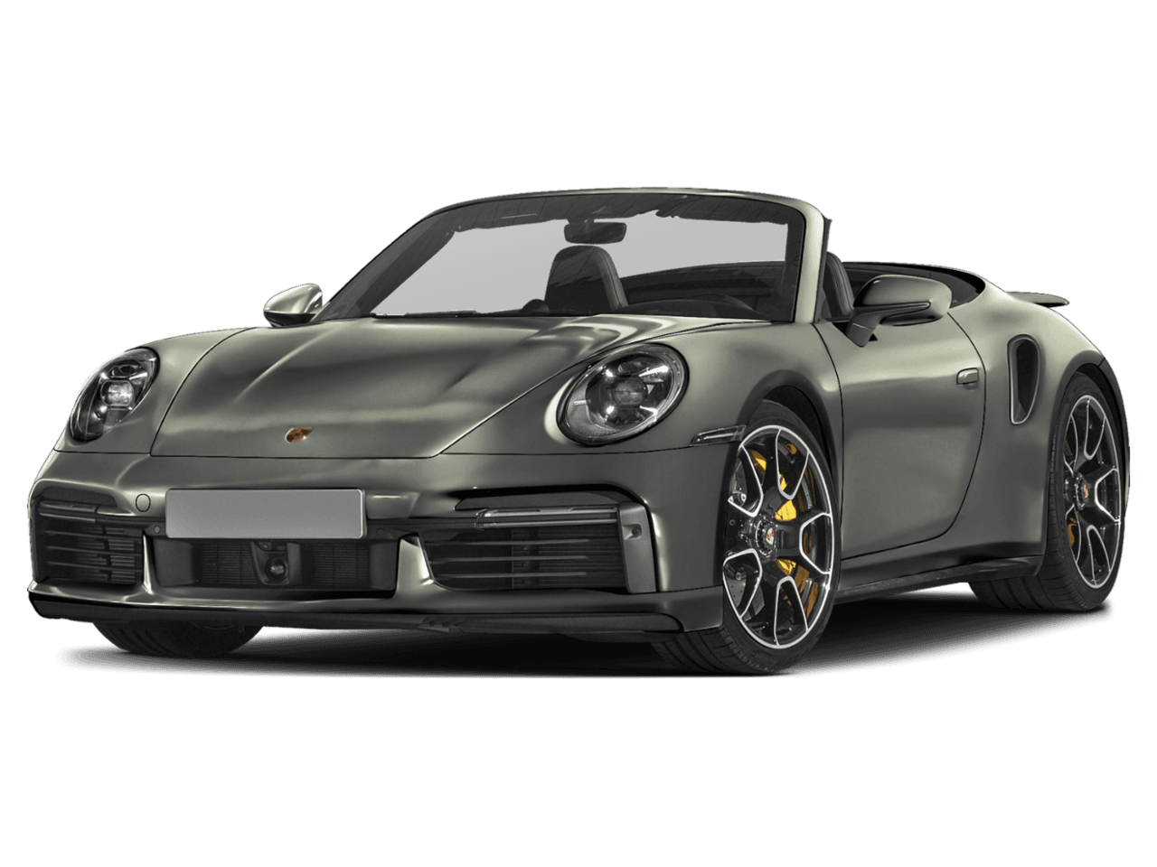 2021 Porsche 911 Turbo - Front 3/4, facing to the left