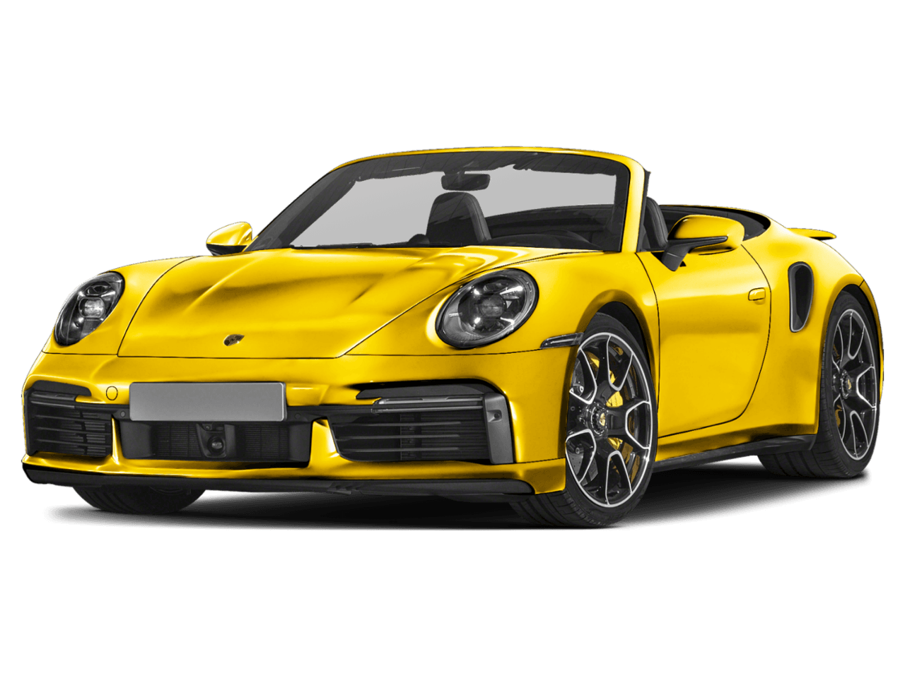 2021 Porsche 911 Turbo - Front 3/4, facing to the left