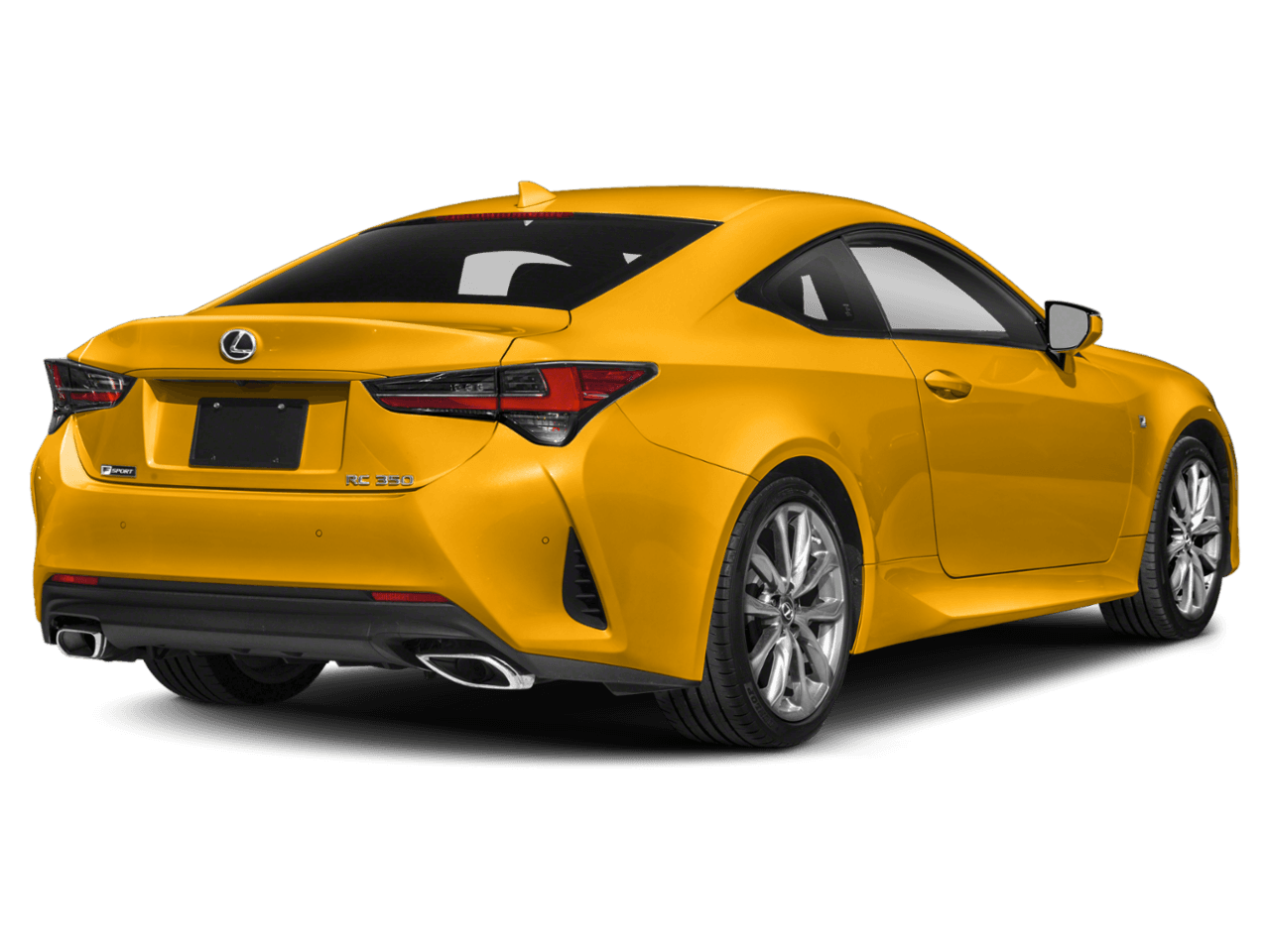 2021 Lexus RC RC 350 F SPORT - Rear 3/4, facing to the right