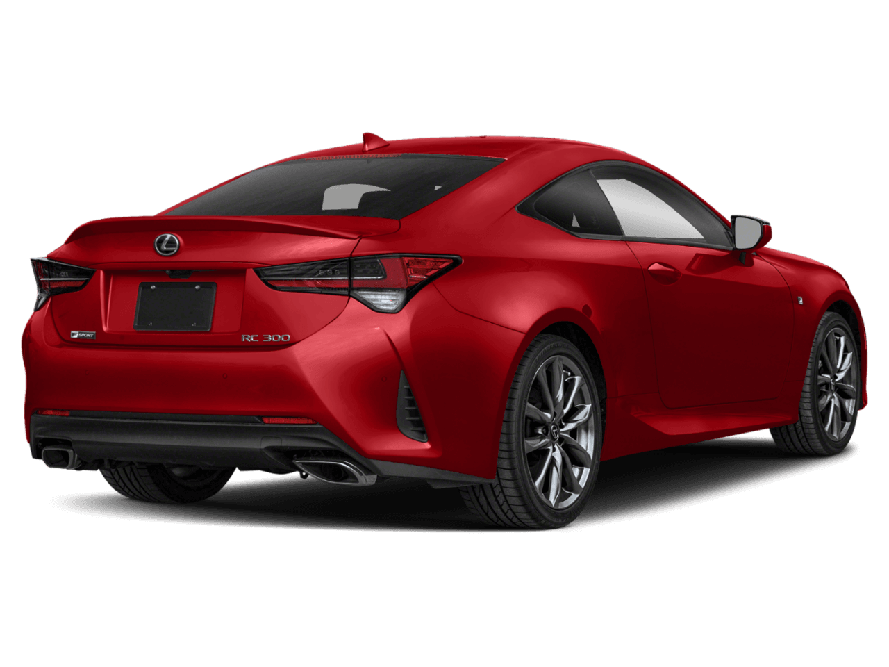 2021 Lexus RC RC 300 F SPORT - Rear 3/4, facing to the right